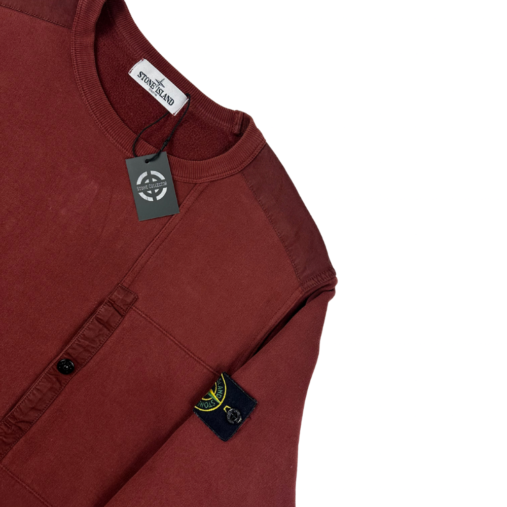 SUDADERA CUELLO REDONDO STONE ISLAND - talla XL