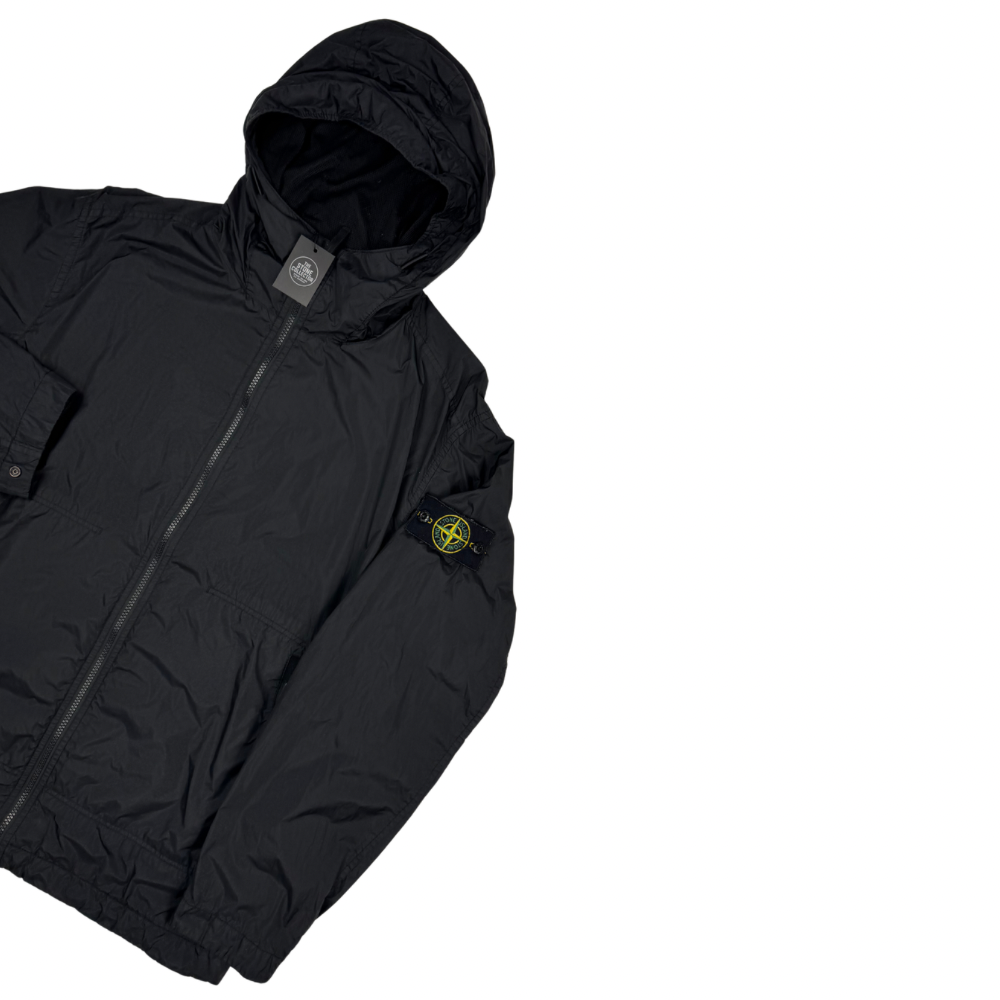 Chaqueta Stone Island Garment Dyed Crinkle Reps NY Negro - talla L