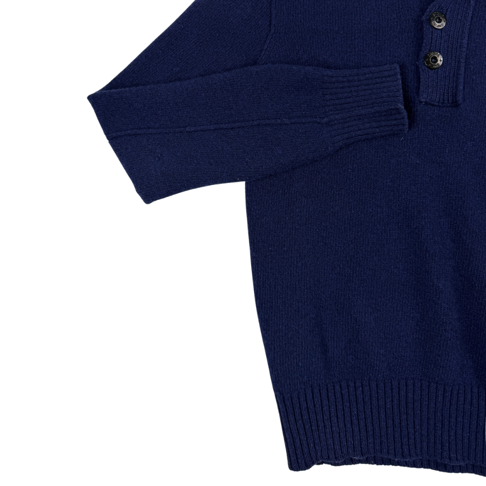 JERSEY CUELLO REDONDO CON BOTONES Y CREMALLERA STONE ISLAND - talla S