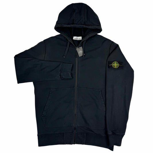Sudadera con capucha y cremallera Stone Island negro - talla XL