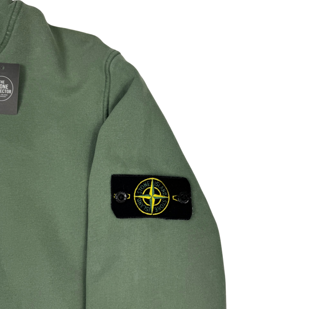 Sudadera con capucha Stone Island verde - talla L