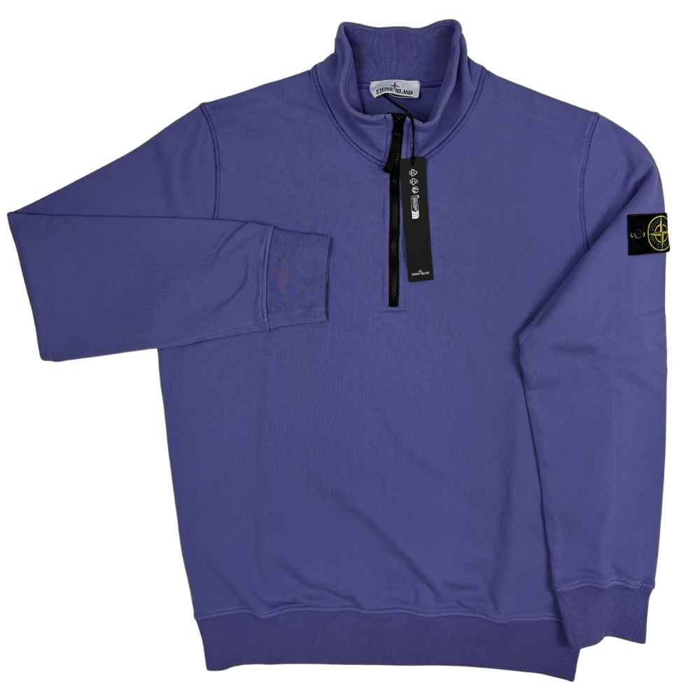 Sudadera Half - Zip Stone Island Morado - talla M / L / XL