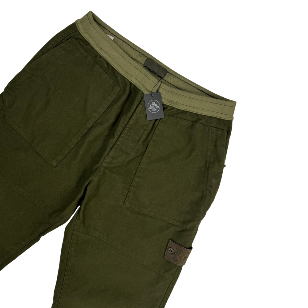 Pantalón Jogger Stone Island Ghost verde militar - talla W/33
