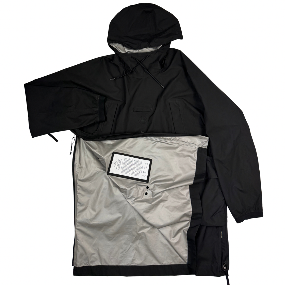 Anorak Stone Island Ripstop Gore-Tex With Paclite Product Technology Negro - talla XL
