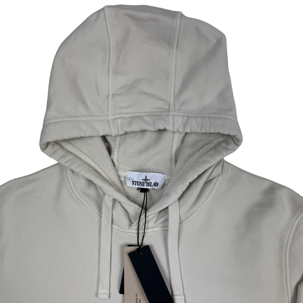Sudadera con capucha Stone Island blanco roto - talla L