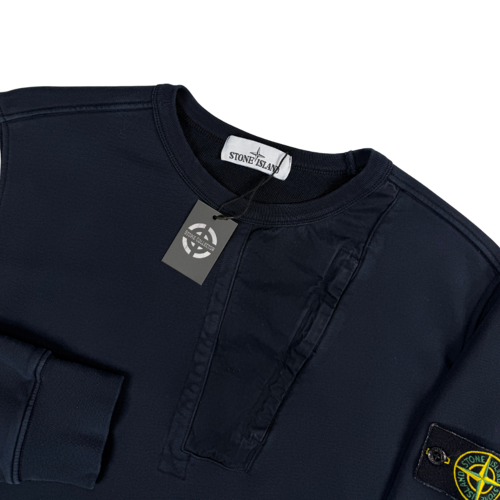 SUDADERA CUELLO REDONDO CON BOLSILLO STONE ISLAND - talla M