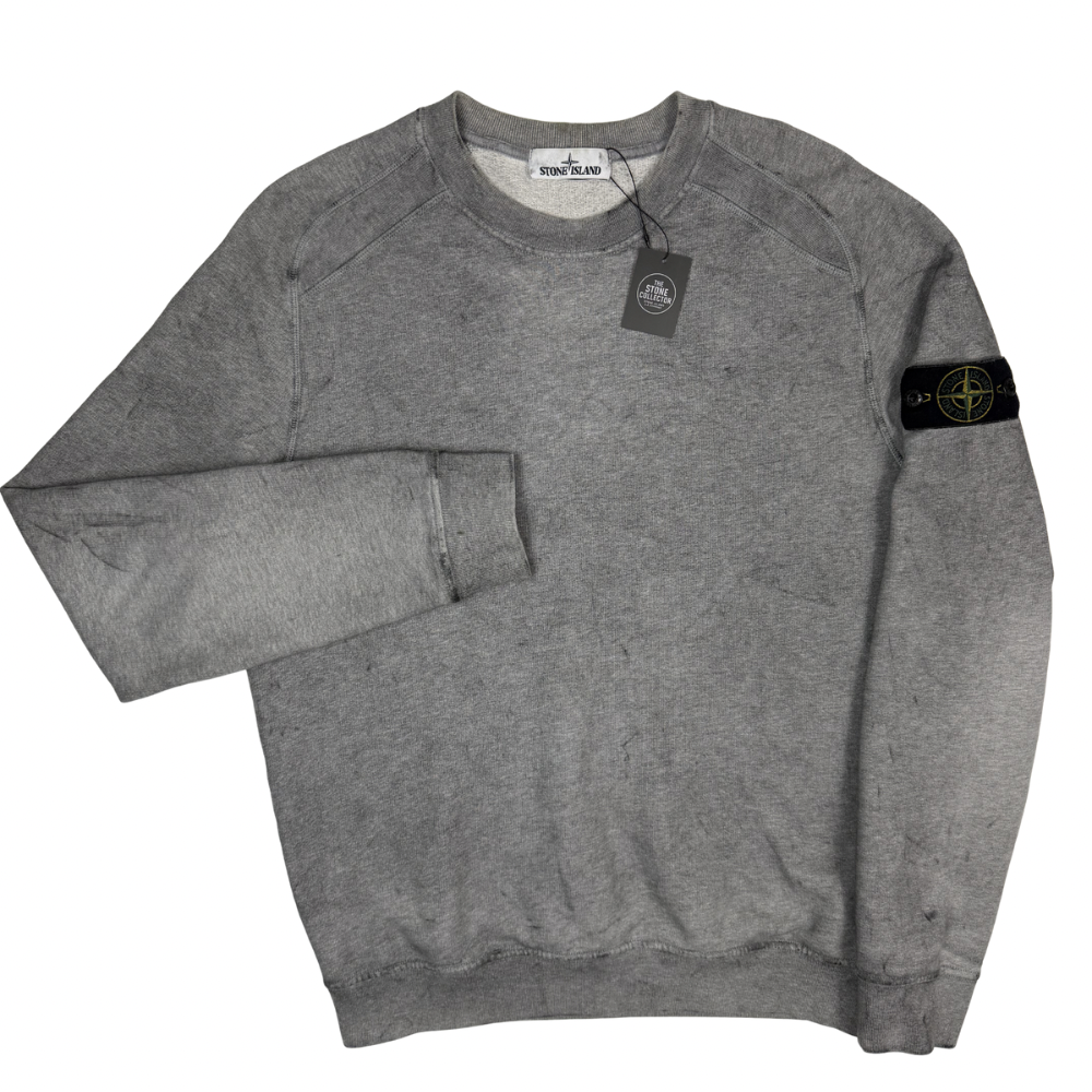 SUDADERA CUELLO REDONDO STONE ISLAND DUST - talla M