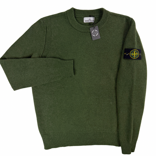 JERSEY CUELLO REDONDO DE LANA STONE ISLAND - talla M