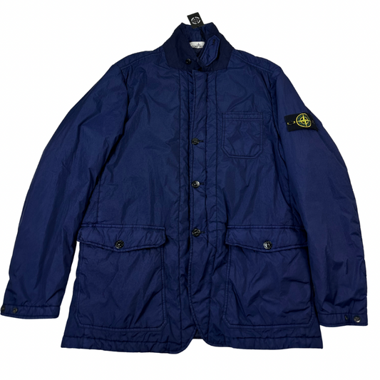 ABRIGO GARMENT DYED CRINKLE REPS NY STONE ISLAND - talla XXL