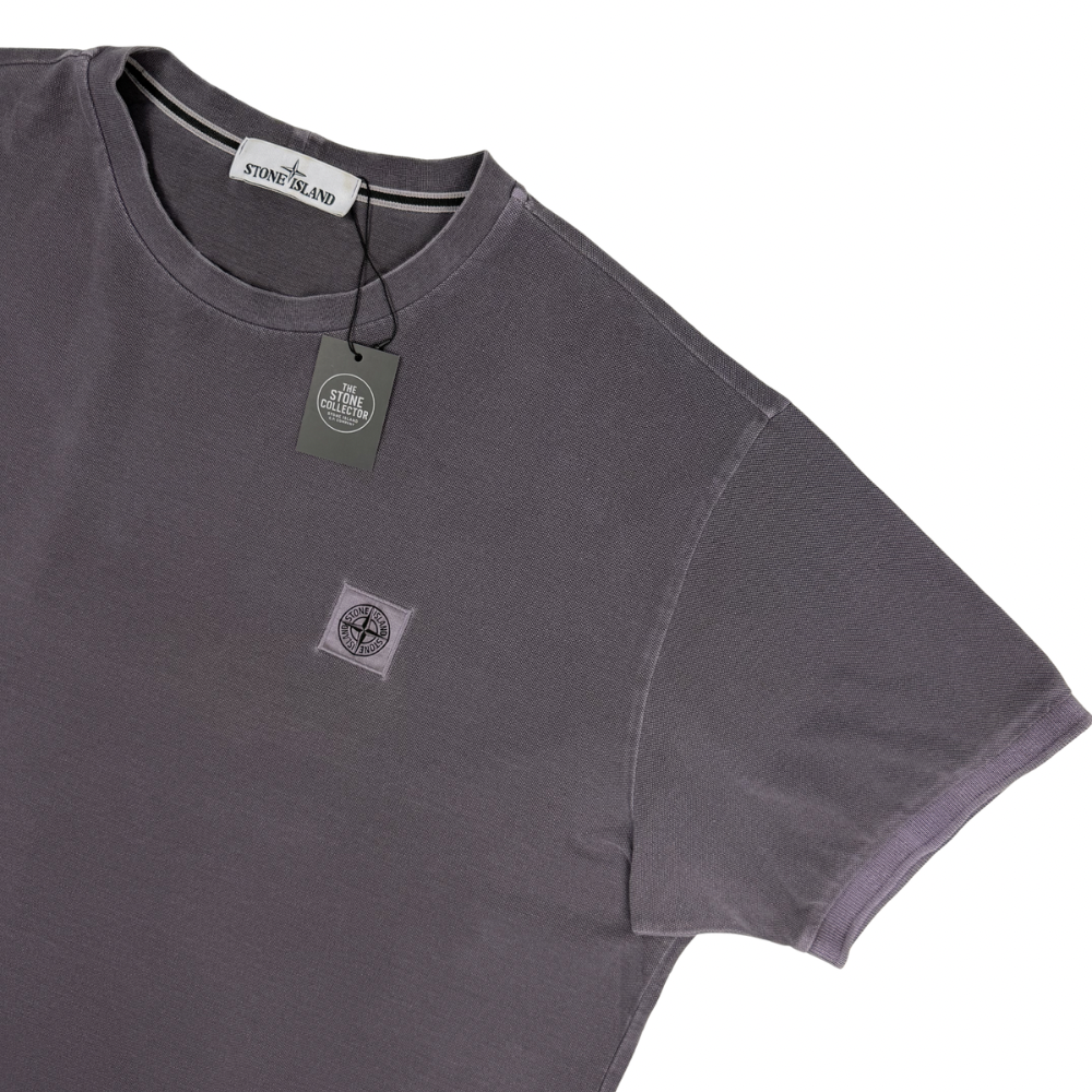 Camiseta Stone Island gris manga corta - talla 2XL