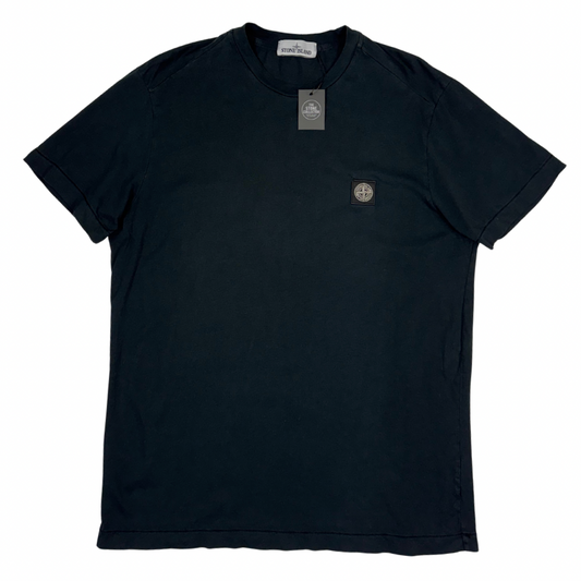 Camiseta Stone Island negro manga corta - talla 2XL