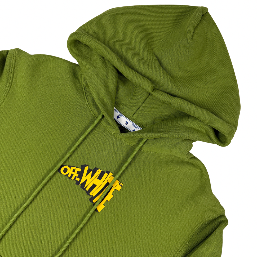 SUDADERA CON CAPUCHA OFF WHITE - talla M L