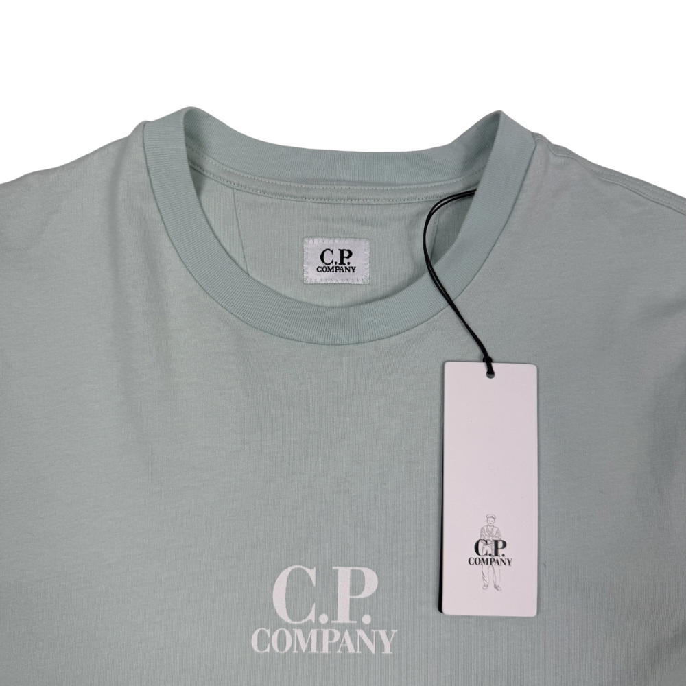 Camiseta C.P. Company Verde Agua manga corta - talla S