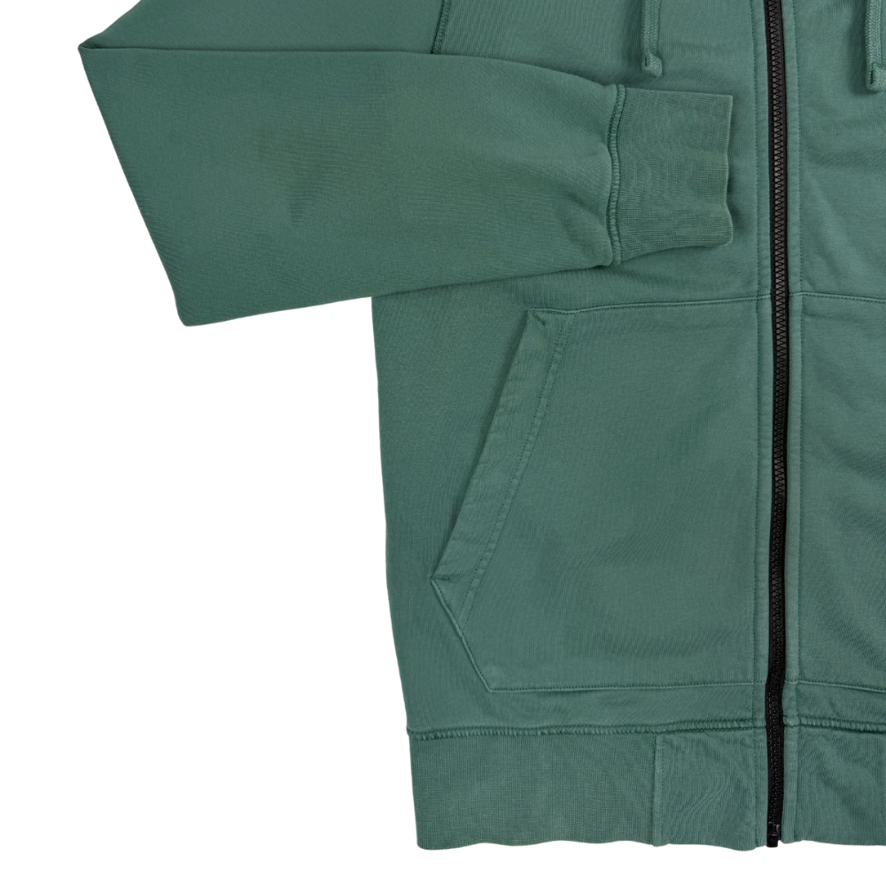 SUDADERA CON CREMALLERA Y CAPUCHA STONE ISLAND - talla M